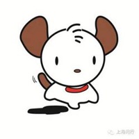 可爱雪白小狗狗头像