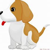 动漫女抱小狗头像