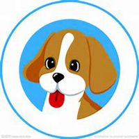 情侣小狗头像简笔画