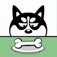 哈士奇狗狗头像