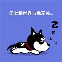 咆哮哈士奇漫画头像