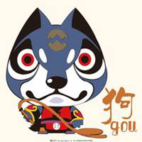 可爱狗头像漫画