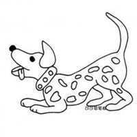 傻狗狗头像卡通