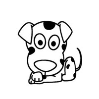 情侣狗头像卡通头像