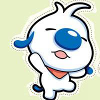 素描小狗头像卡通头像