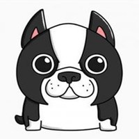 卡通沙皮狗头像