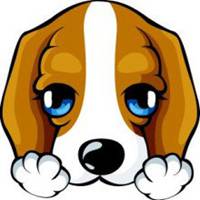 狗头像卡通简笔画