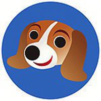 一人一狗头像卡通