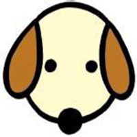 豹纹狗头像卡通