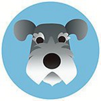 素描狗头像卡通头像