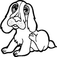 戴圣诞帽卡通狗头像