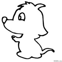 萌萌狗狗头像卡通