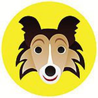 素描狗头像卡通头像