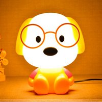 戴圣诞帽卡通狗头像