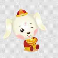 素描狗头像卡通头像