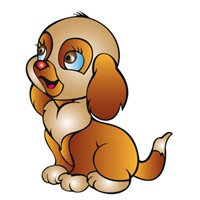 狗头像可爱卡通可爱