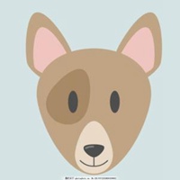 傻狗头像情侣头像卡通