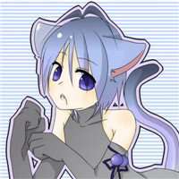 猫耳朵情侣头像