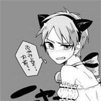 猫耳单人闺蜜头像