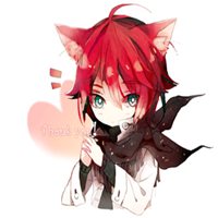 白色头发猫耳头像