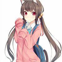 圆眼镜猫耳少年头像