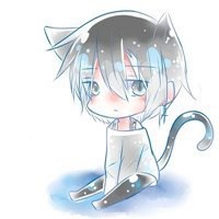 粉色耳朵猫一个动漫头像 粉色耳朵猫一个动漫头像