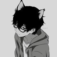 微信头像猫耳贴纸女