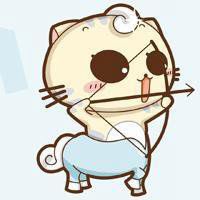 可爱动漫猫头像高清头像