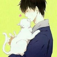 纹身帅哥怀中抱猫头像