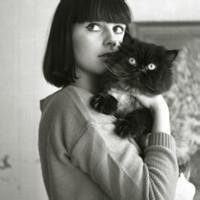 白衬衫抱猫头像