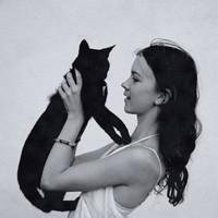 动漫情侣抱猫头像图片