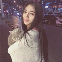 女生抱猫头像情侣头像个性网