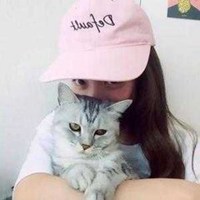 欧美范情侣抱猫头像