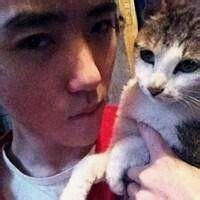 小哥哥抱猫头像