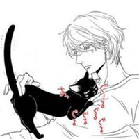 个性女生抱猫头像高清