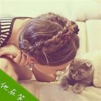 个性网女生抱猫头像