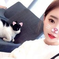 白衬衫纹身抱猫头像