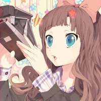 深紫色萝莉动漫头像