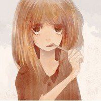 白色帽子萝莉动漫头像