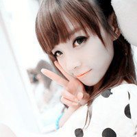 微信卡通萝莉吃饭头像