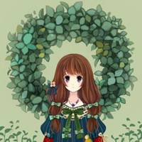 粉红色漫画小萝莉头像