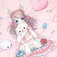 欧美长发花边萝莉头像