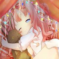 欧美长发花边萝莉头像