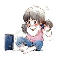 二次元黑色萝莉头像