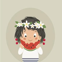 粉红色漫画小萝莉头像