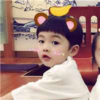 可爱小孩子粉色系头像