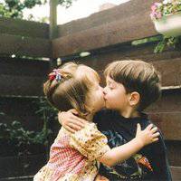 欧美可爱小孩搞怪头像一对