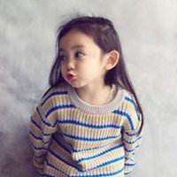 欧美可爱小孩捂脸头像