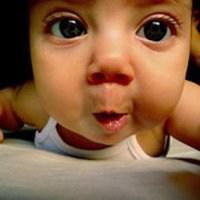 可爱小孩子吃西瓜头像