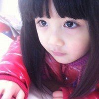 可爱小孩子吃东西头像